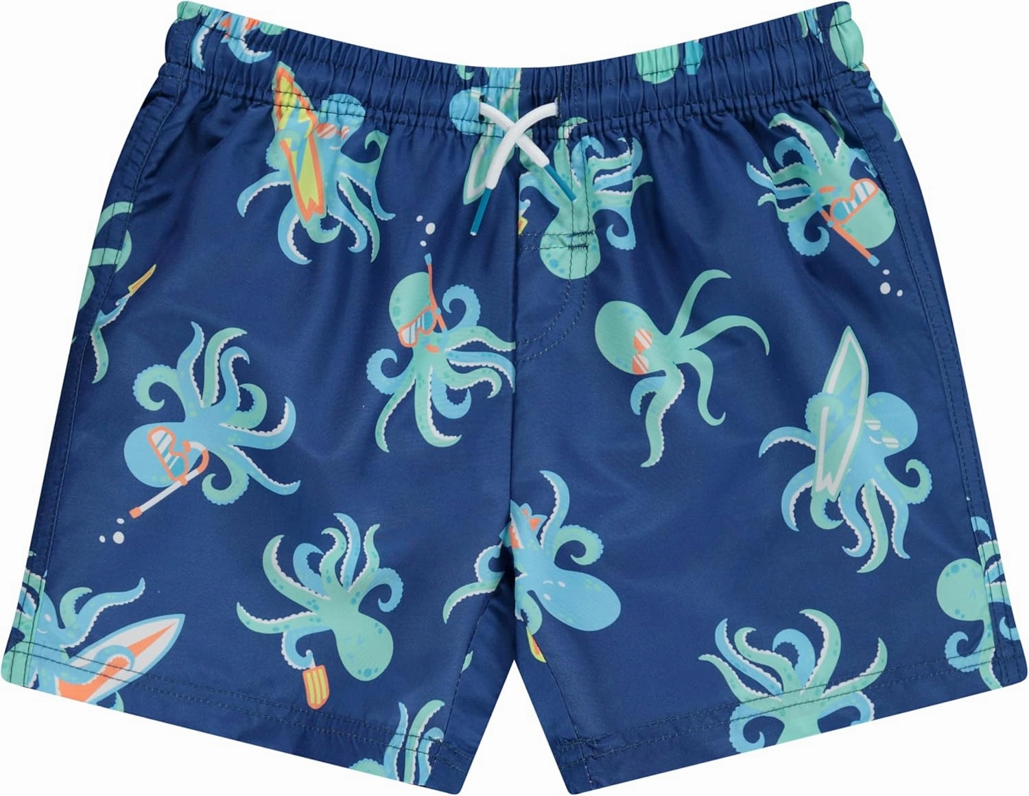 2 or 3-Pack Boys Swim Trunks, Kids Quick Dry Swimming Shorts with Liner - Solid/Printed Swimwear