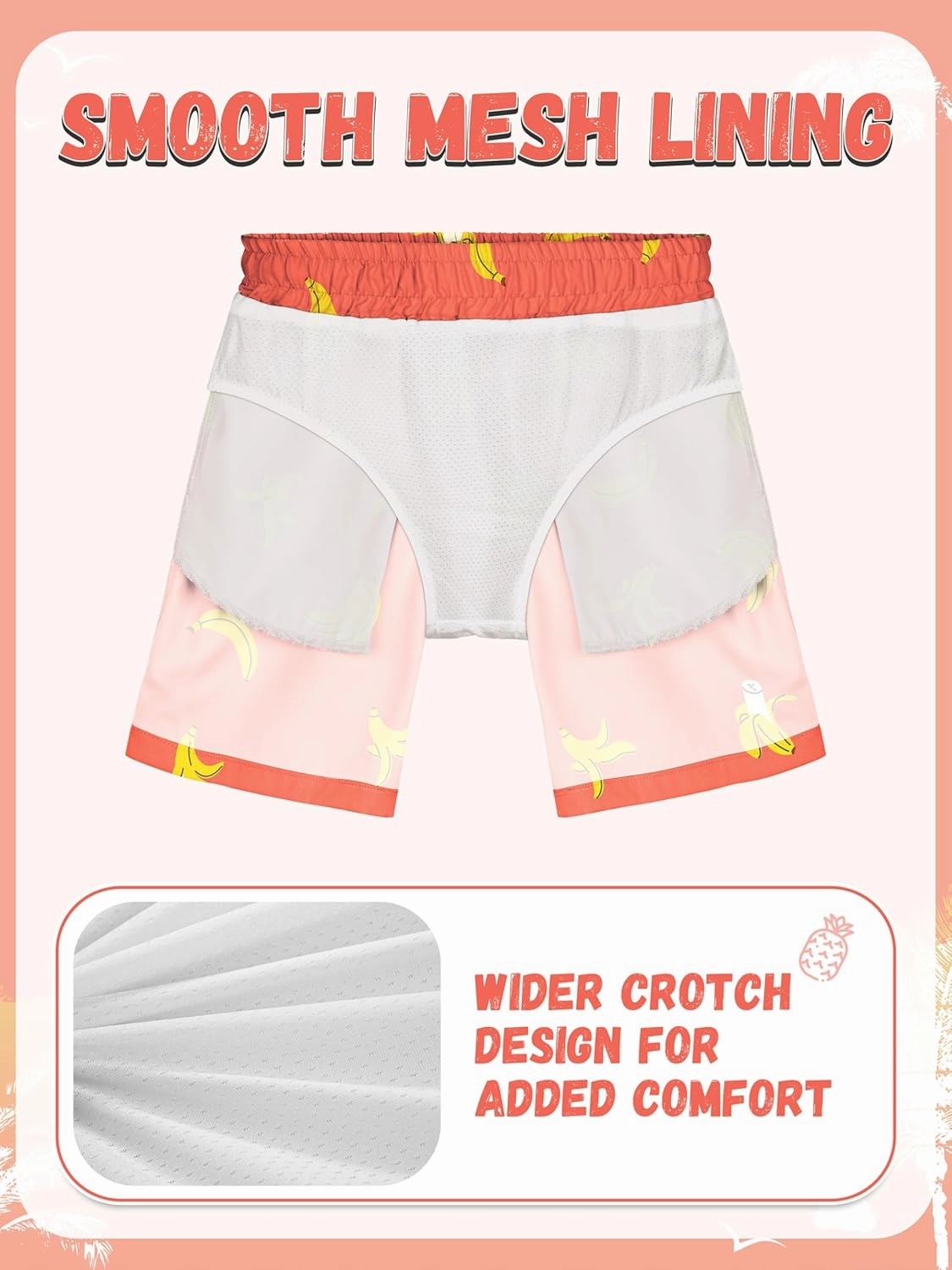 2 Pack Toddler Boys Swim Trunks UPF 50  Swim Shorts with Mesh Liner Boy Stretch Suit Swimsuit