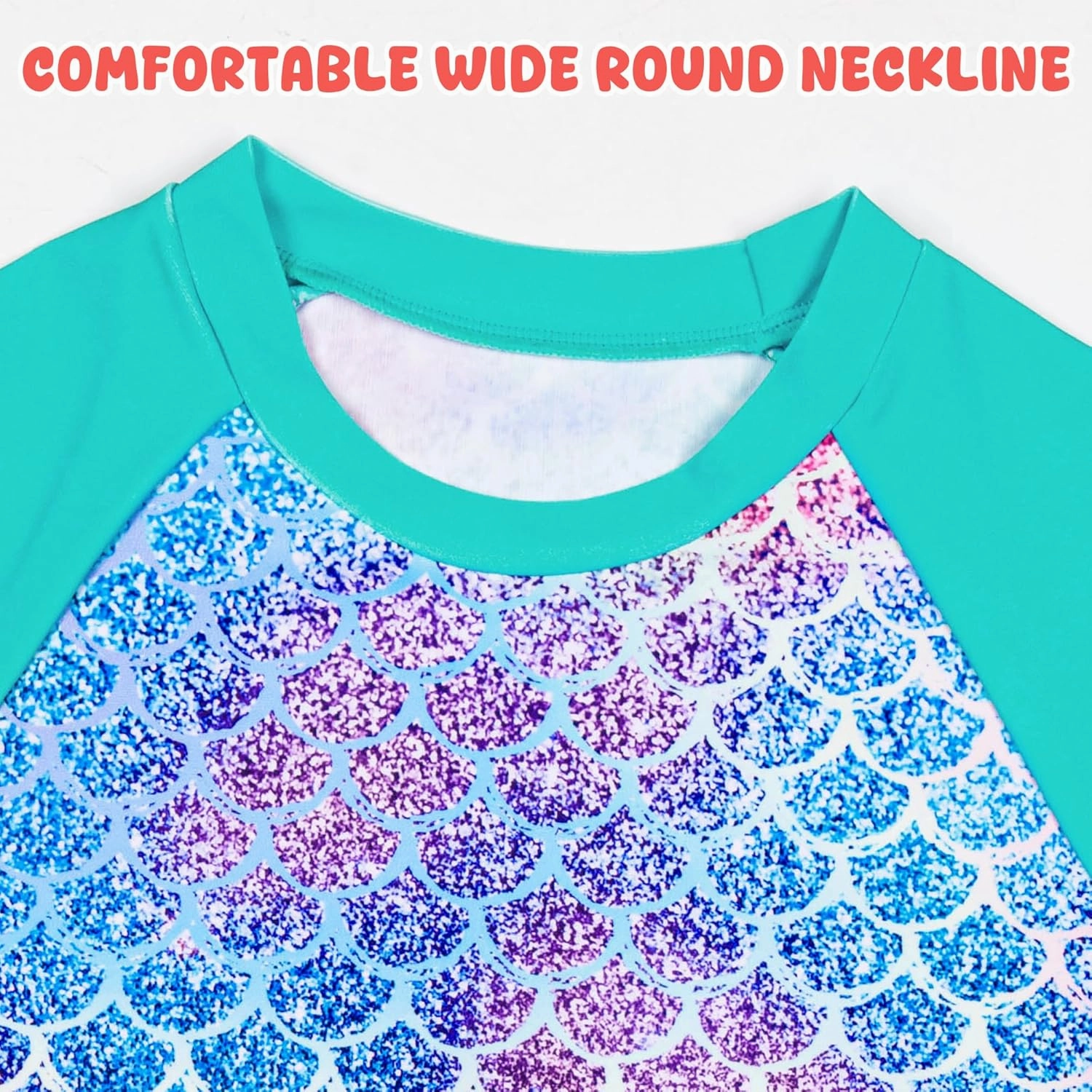 3 Pcs Girls Long Sleeve Swimsuit Rash Guard Swimsuit Quick Dry Tankini Bathing Suits Girls' Swimwear 4-8 Years