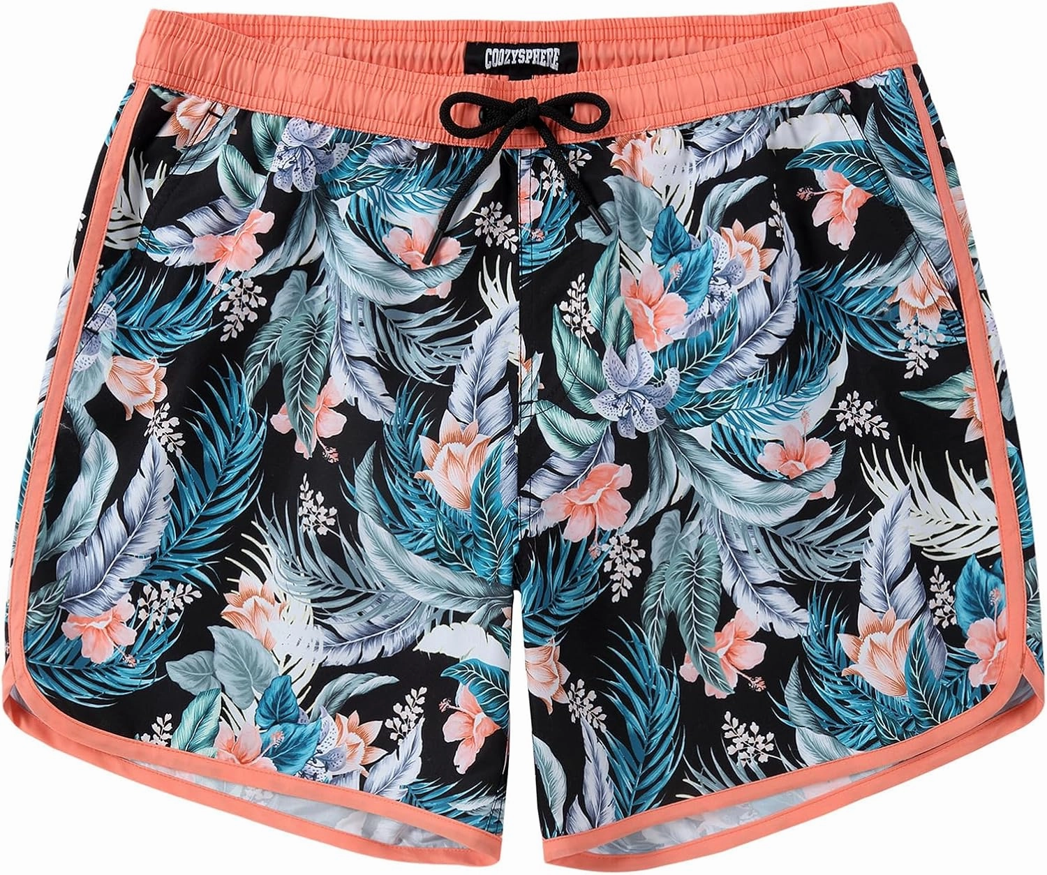 5 Inch Inseam Swimming Shorts Mens Gradient Swim Trunks with Mesh Liner Bathing Suit for Men Vacation