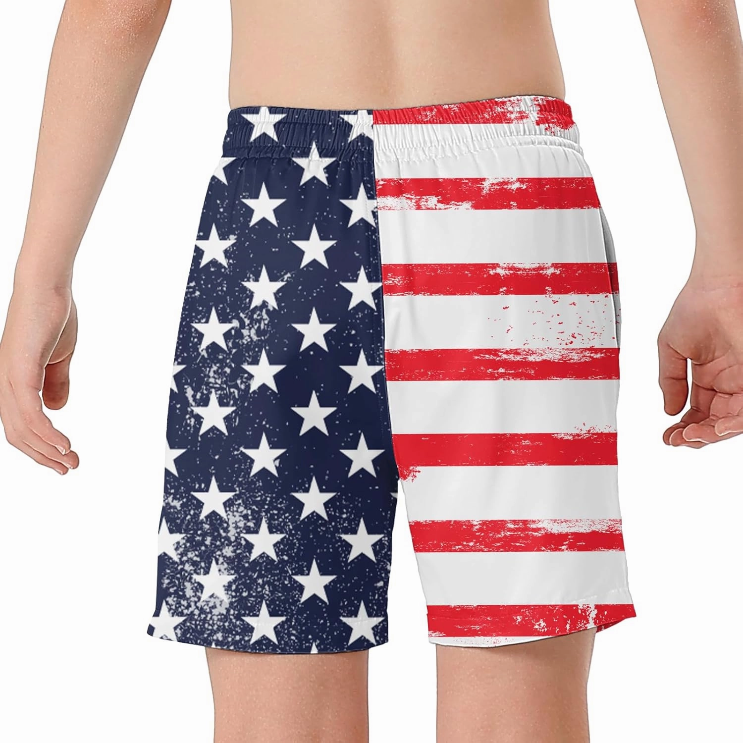 6-20T Boys Swimming Trunks 2 in 1 Bathing Suit Quick Dry Board Shorts