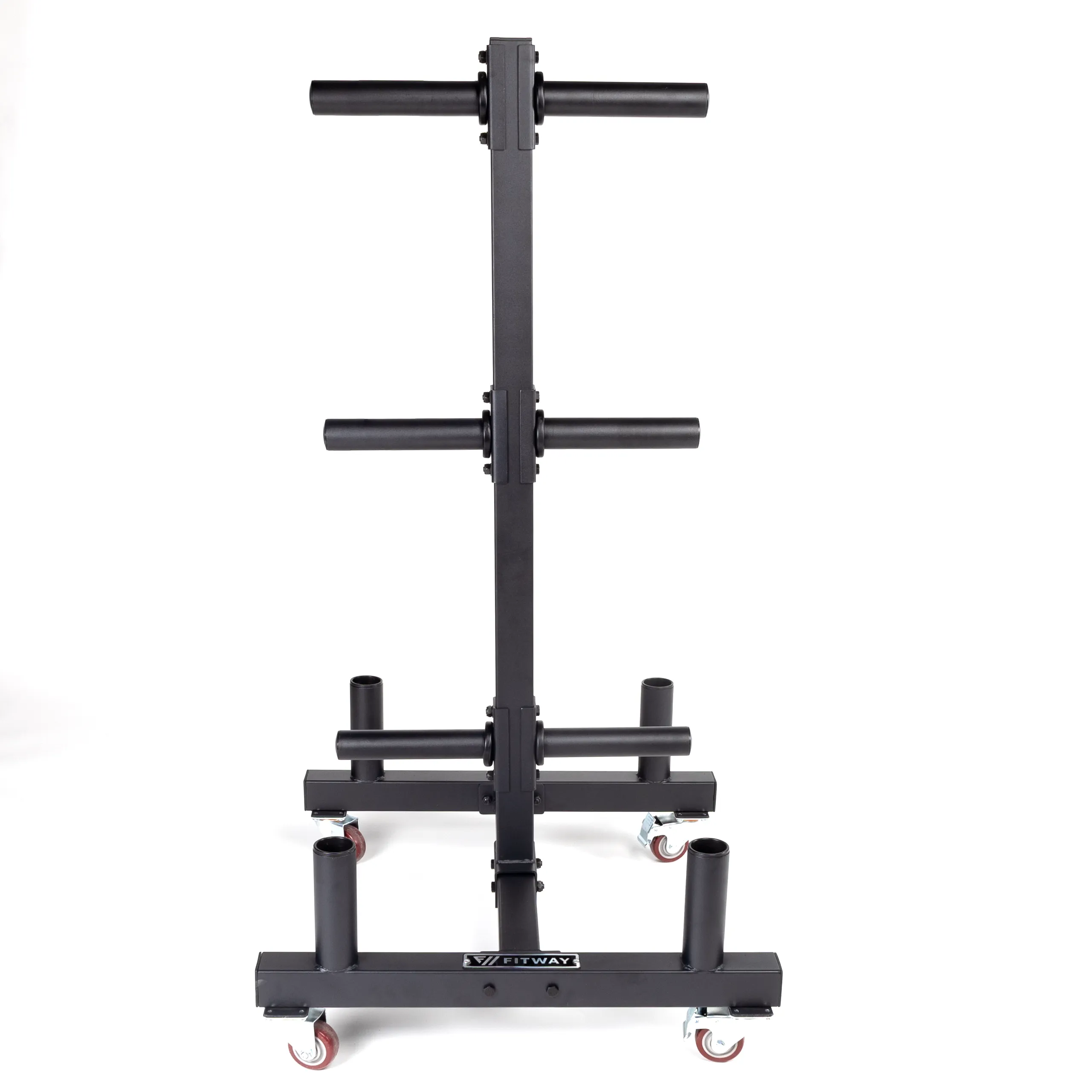 A Smarter Choice Fitway Bumper Plate Rack with Wheels Trending Choice, Bumper Plates, Yoga mat thick