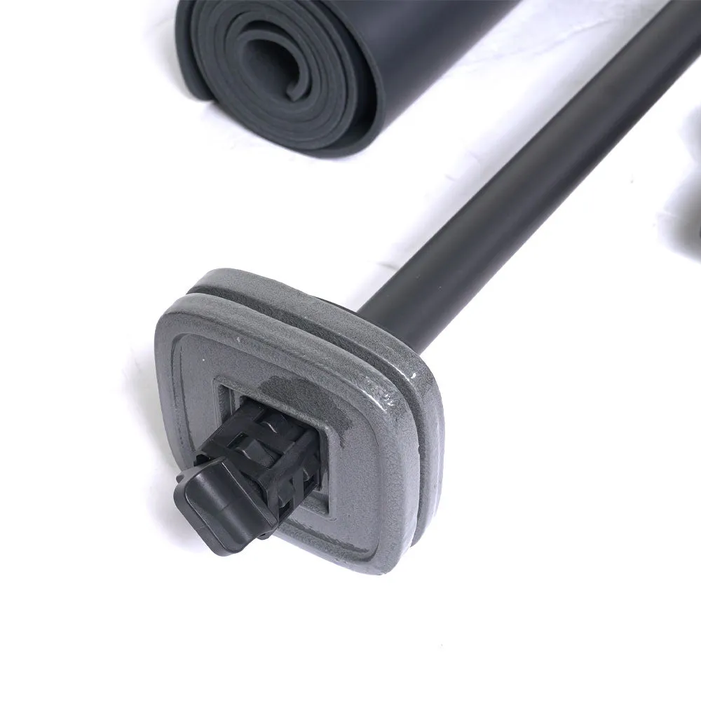 IFIT QUICK CHANGE BAR & DUMBBELL COMBO WITH MAT   MINI BANDS, Best massage gun for back pain