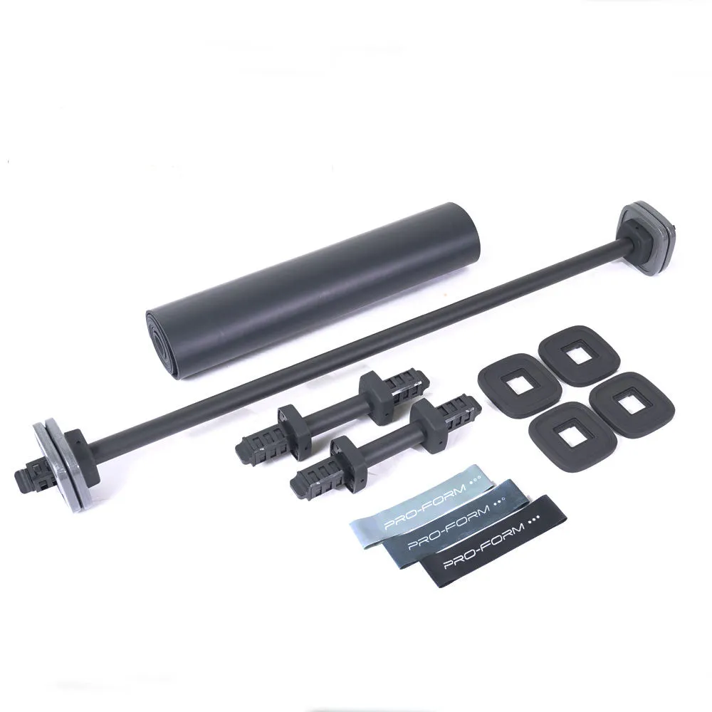 A Smarter Choice IFIT QUICK CHANGE BAR & DUMBBELL COMBO WITH MAT   MINI BANDS Loved by Thousands, Gymnastic Rings, Collars