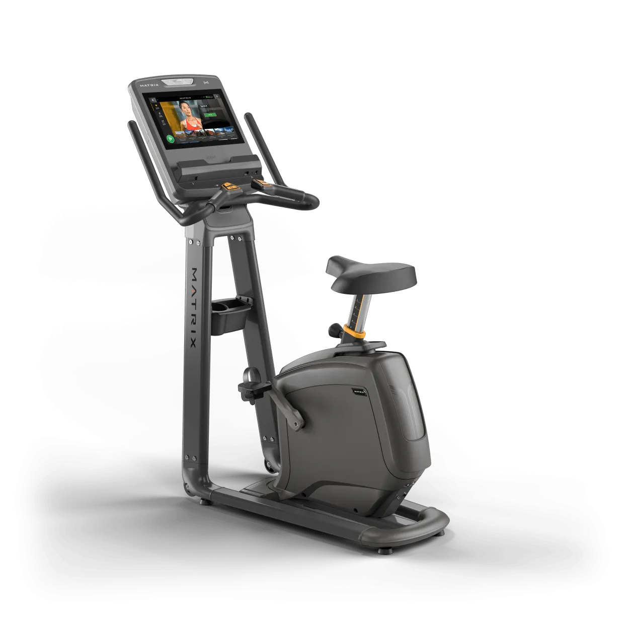 A Smarter Choice Lifestyle Upright Cycle with Touch Console Built to Impress, Pull up Bars