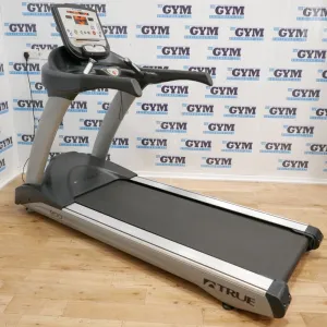 A Smarter Choice Refurbished True Fitness TC900 High Performance Treadmill - Emerge LED Console Steal the Spotlight, Adjustable dumbbells, Sandbags, Weight plate storage pegs