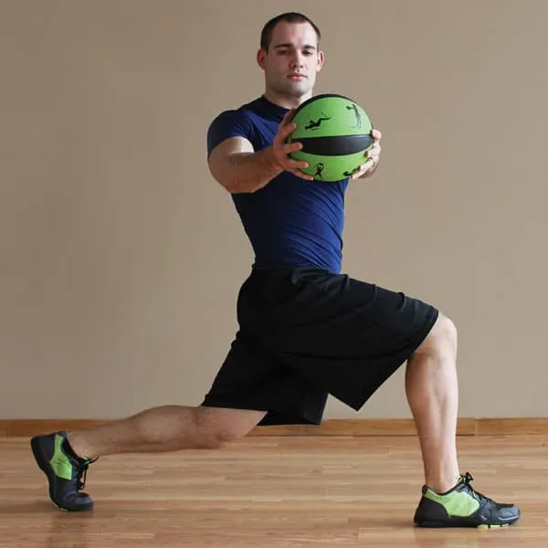 Smart Medicine Ball - 8lb Green, Curved treadmill