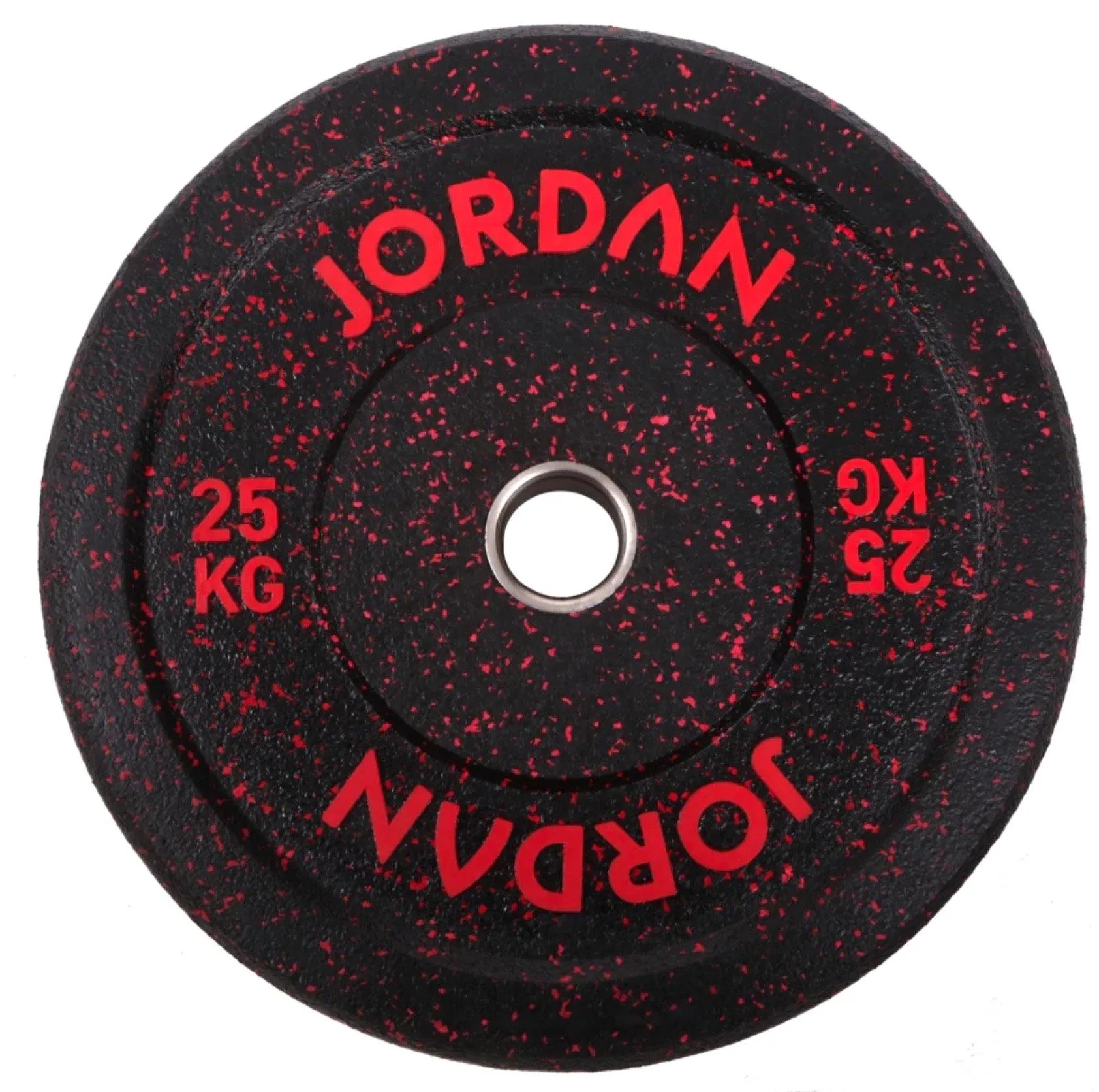 Jordan HG Black Rubber Bumper Plate - Coloured Fleck - 150kg Set, Best massage gun for back pain, Weight Plate Sets, Mats