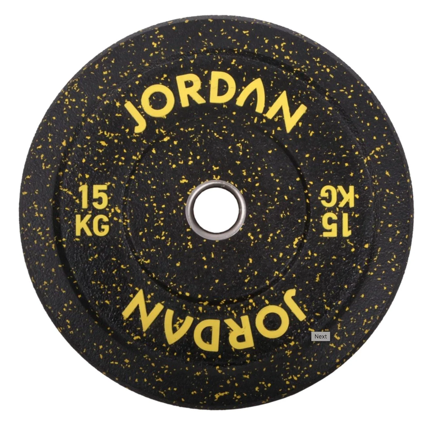 Jordan HG Black Rubber Bumper Plate - Coloured Fleck - 150kg Set, Slant board for calves, Steppers,ClimbMills, Pilates Reformers