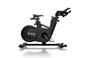 Act Fast Life Fitness IC4 Group Exercise Bike While Supplies Last, Commercial Bikes, Rubber Gripped Olympic Plates
