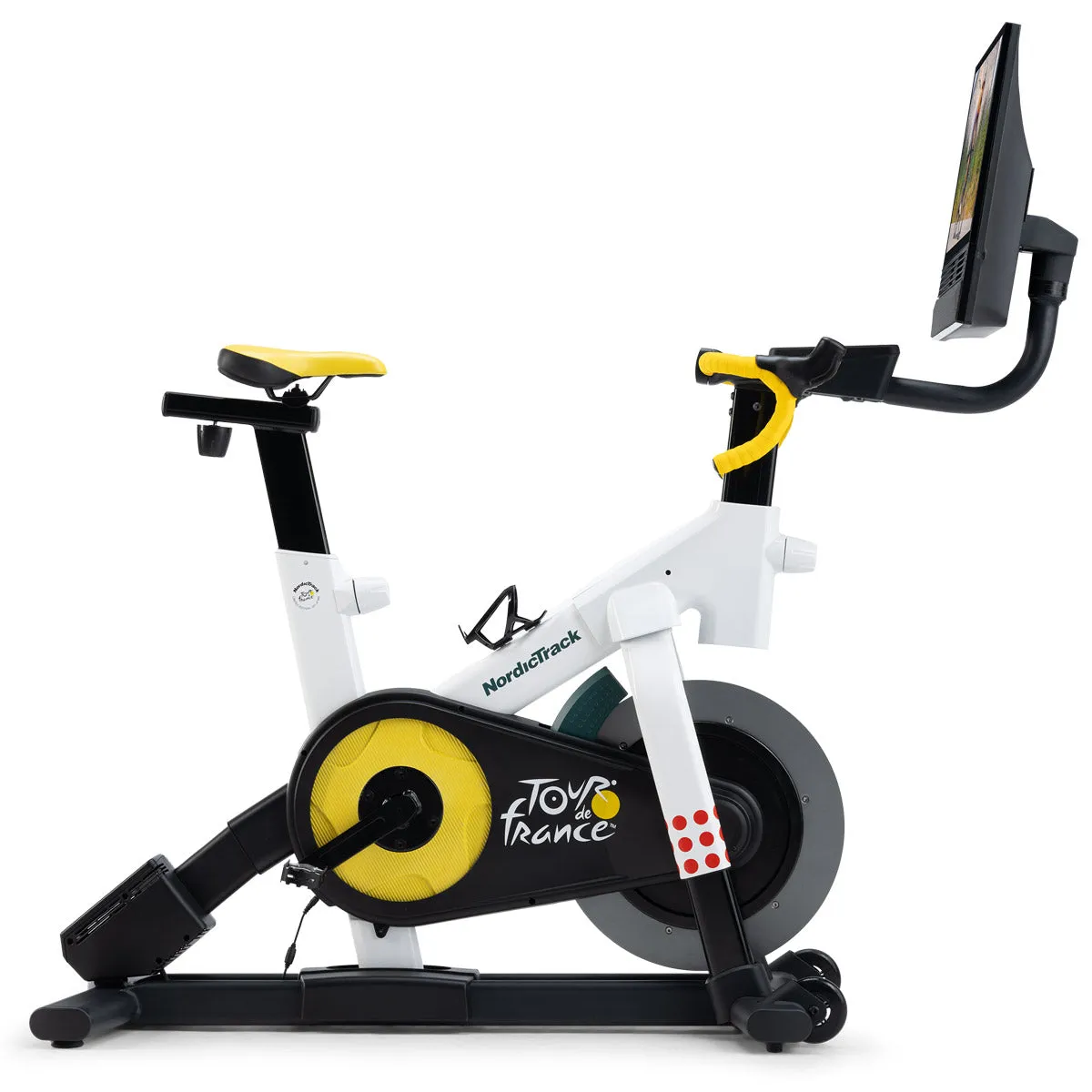 NordicTrack Tour de France Indoor Bike | Bundle, Wall mounted bike rack