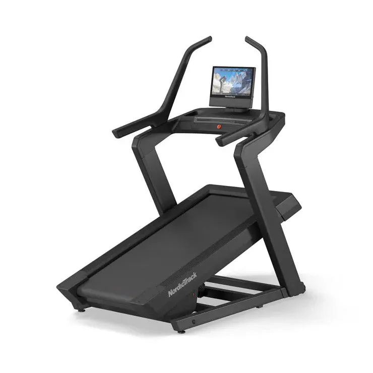 Nordictrack X16 Incline Trainer Treadmill, Knee brace for running, Kettlebells, Compact gym equipment for small spaces
