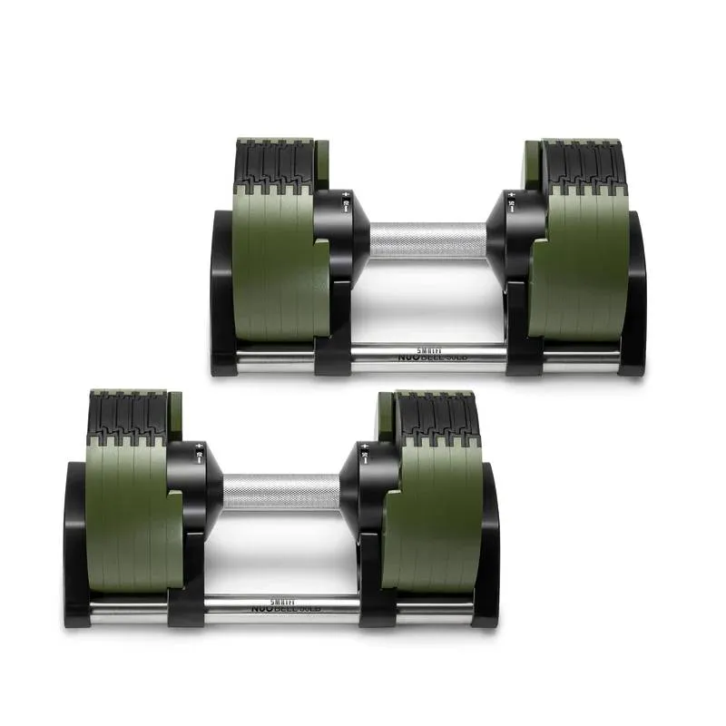 Act Fast SMRTFT Nobells - 5-50lb Adjustable Dumbbell Pair - Tactical Daily Deal, Bodyweight Exercises