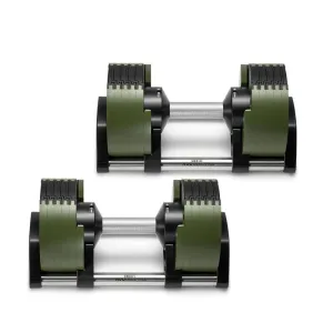 Act Fast SMRTFT Nobells - 5-50lb Adjustable Dumbbell Pair - Tactical Daily Deal, Bodyweight Exercises