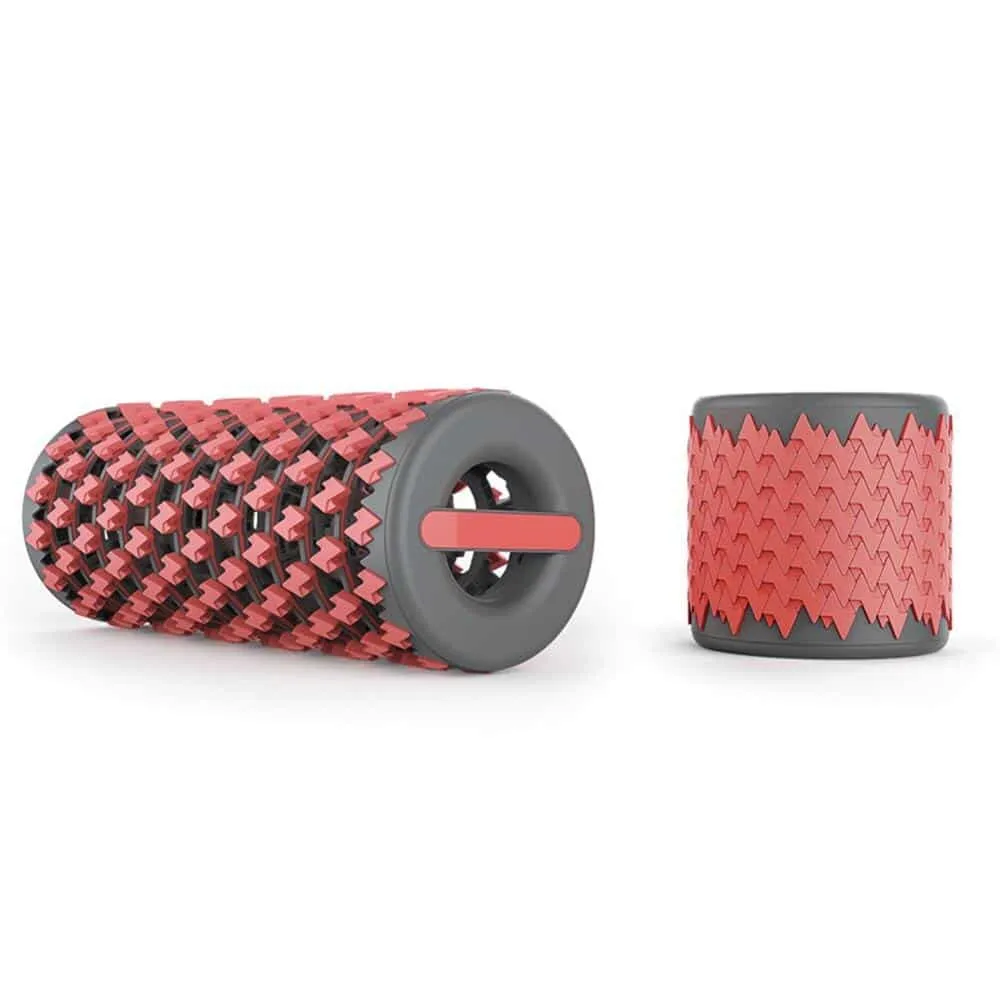 Yoga Folding Adjustable Foam Roller, Plates
