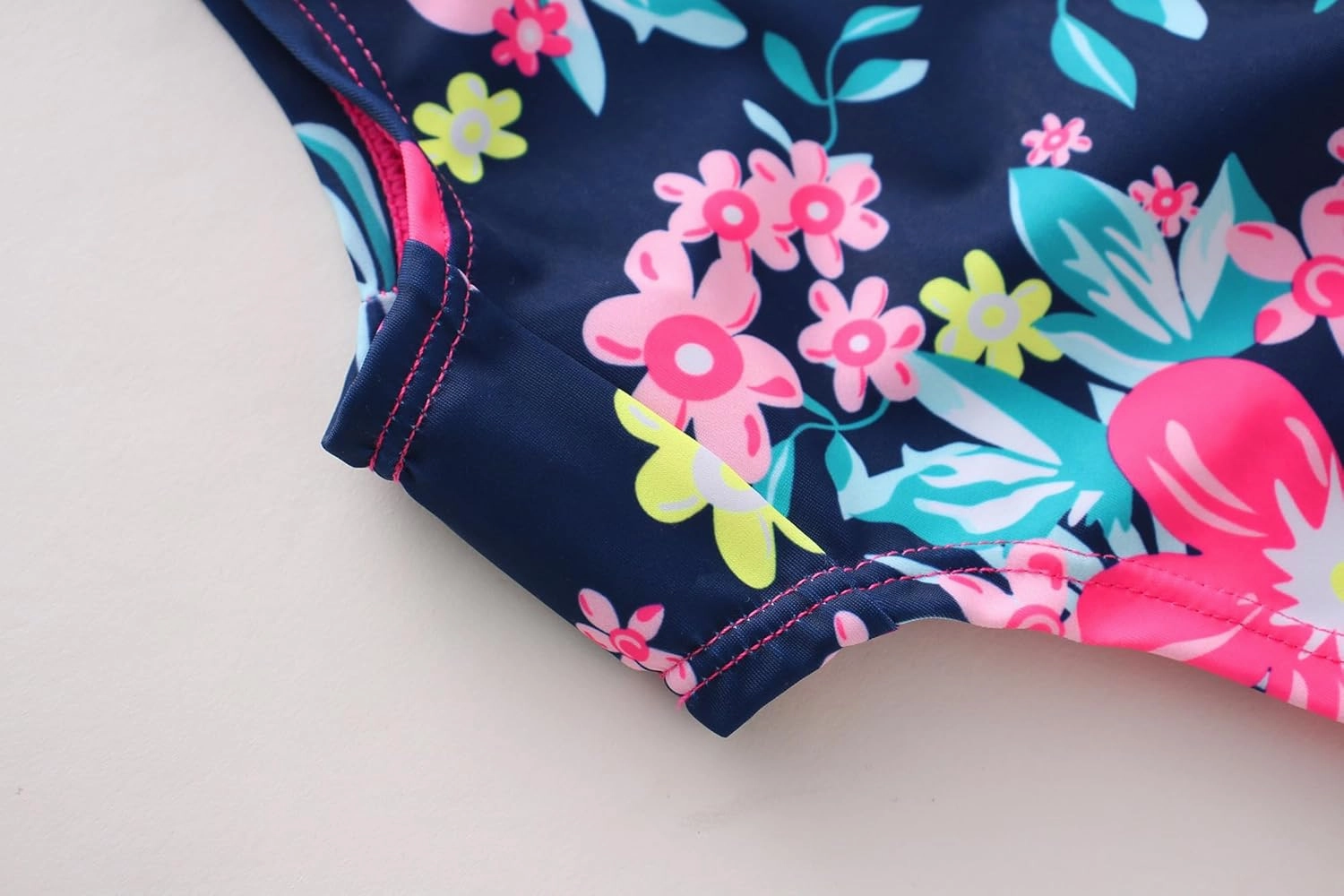 Akokvlar Girl One Piece Swimsuit with Skirt Bathing Suit Swimwear 3-16Y