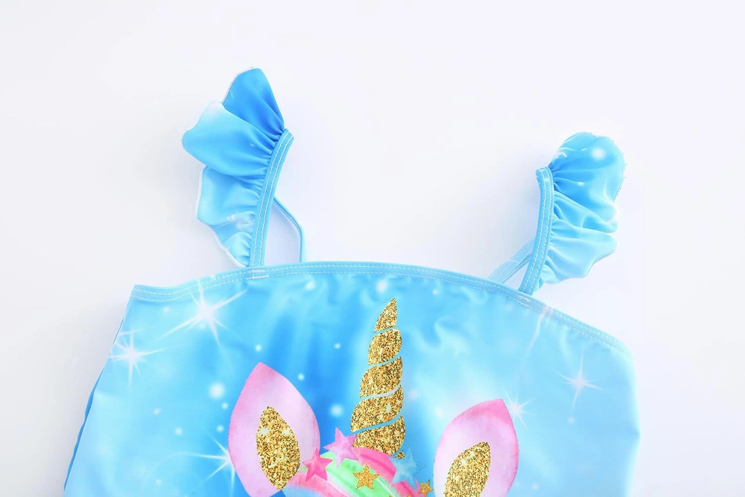 Akokvlar Two Pieces Swimsuit Mermaid Bikinis Tankini Bathing Suit for Little Girls