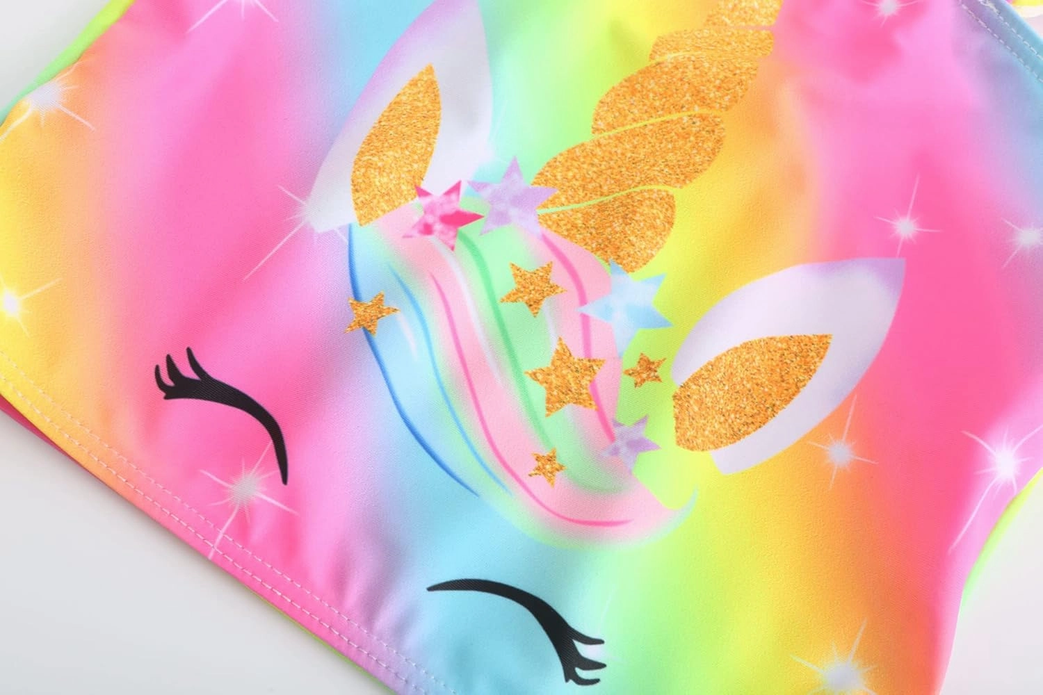 Akokvlar Two Pieces Swimsuit Mermaid Bikinis Tankini Bathing Suit for Little Girls