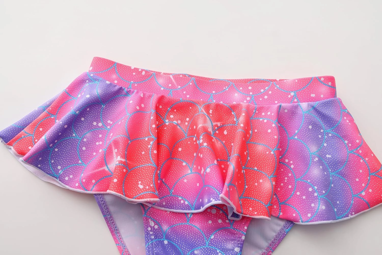 Akokvlar Two Pieces Swimsuit Mermaid Bikinis Tankini Bathing Suit for Little Girls