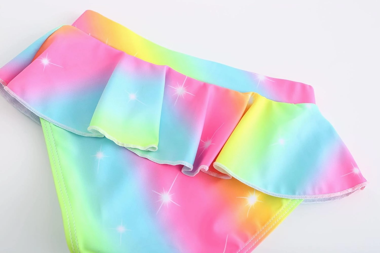 Akokvlar Two Pieces Swimsuit Mermaid Bikinis Tankini Bathing Suit for Little Girls