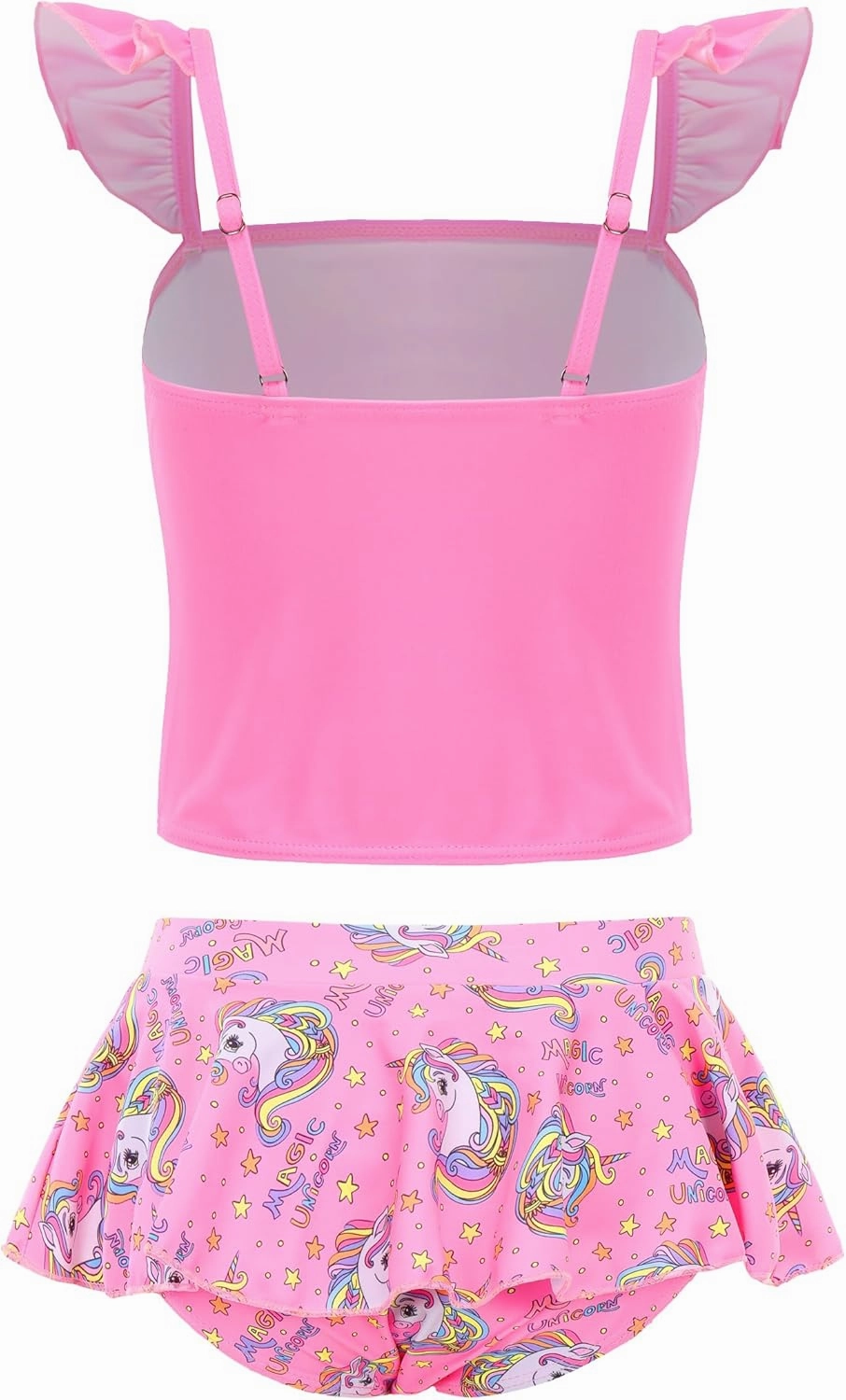 Akokvlar Two Pieces Swimsuit Mermaid Bikinis Tankini Bathing Suit for Little Girls