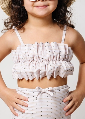 All Neutral | Mini Oversized Ruffle Top