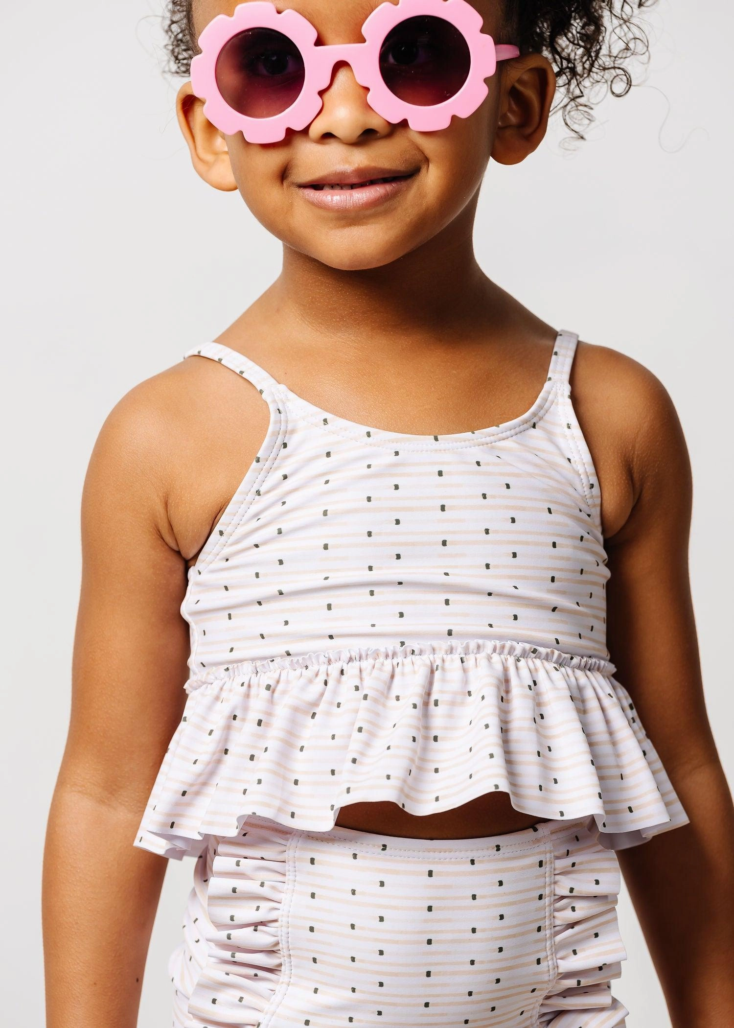 All Neutral | Mini Peplum Top