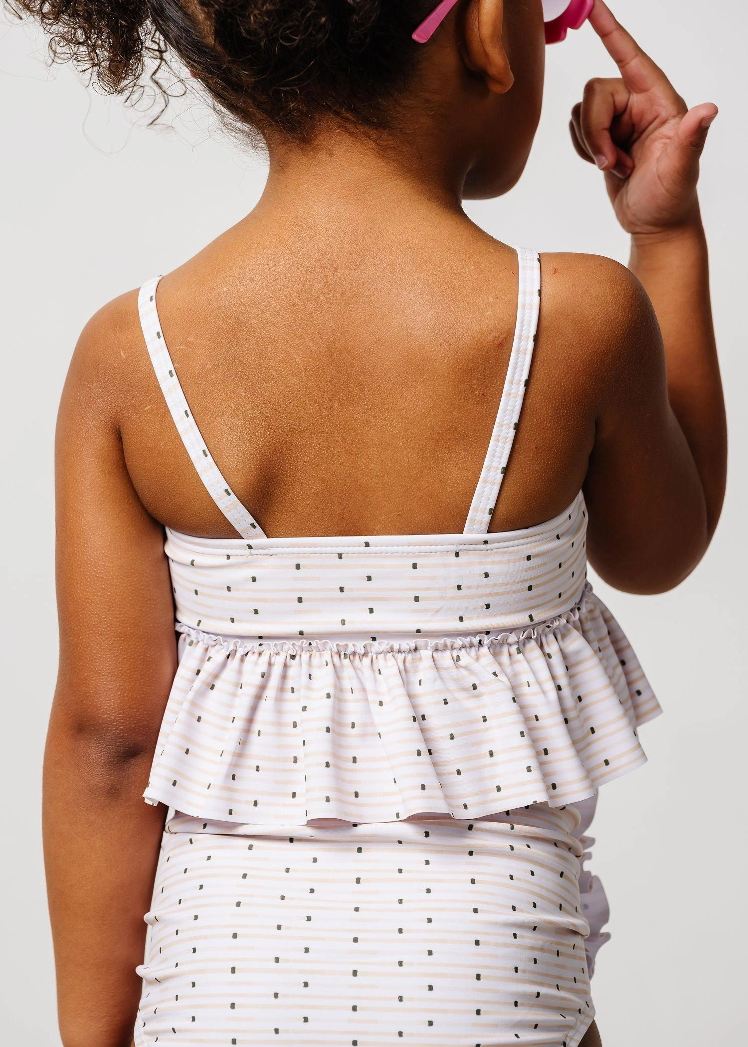 All Neutral | Mini Peplum Top