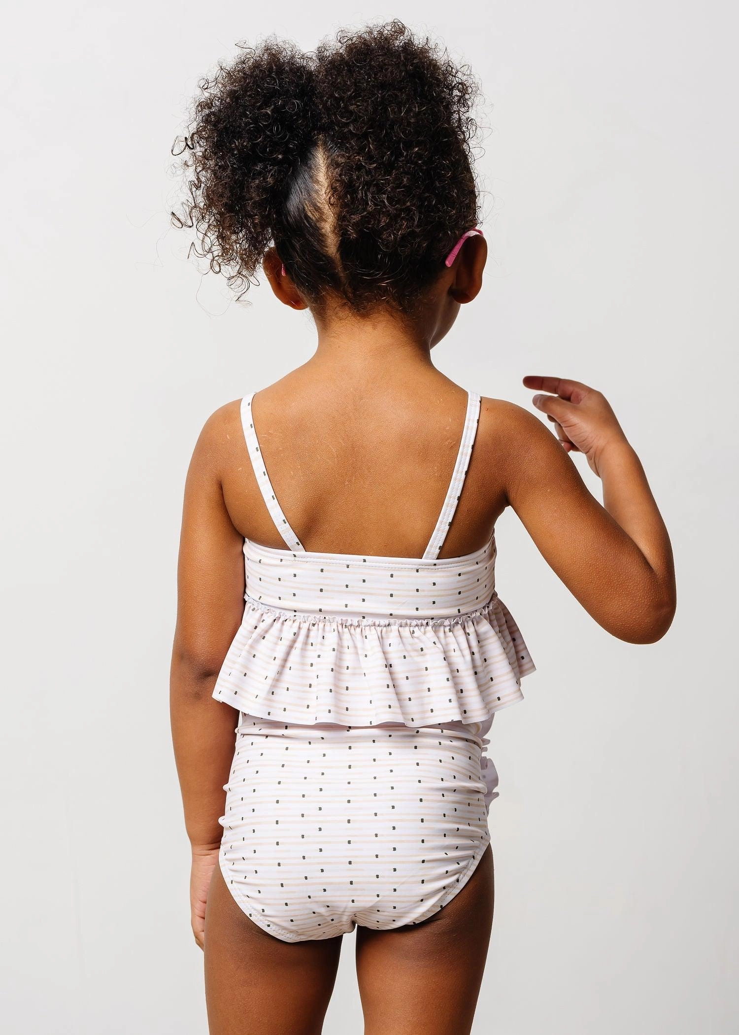 All Neutral | Mini Peplum Top