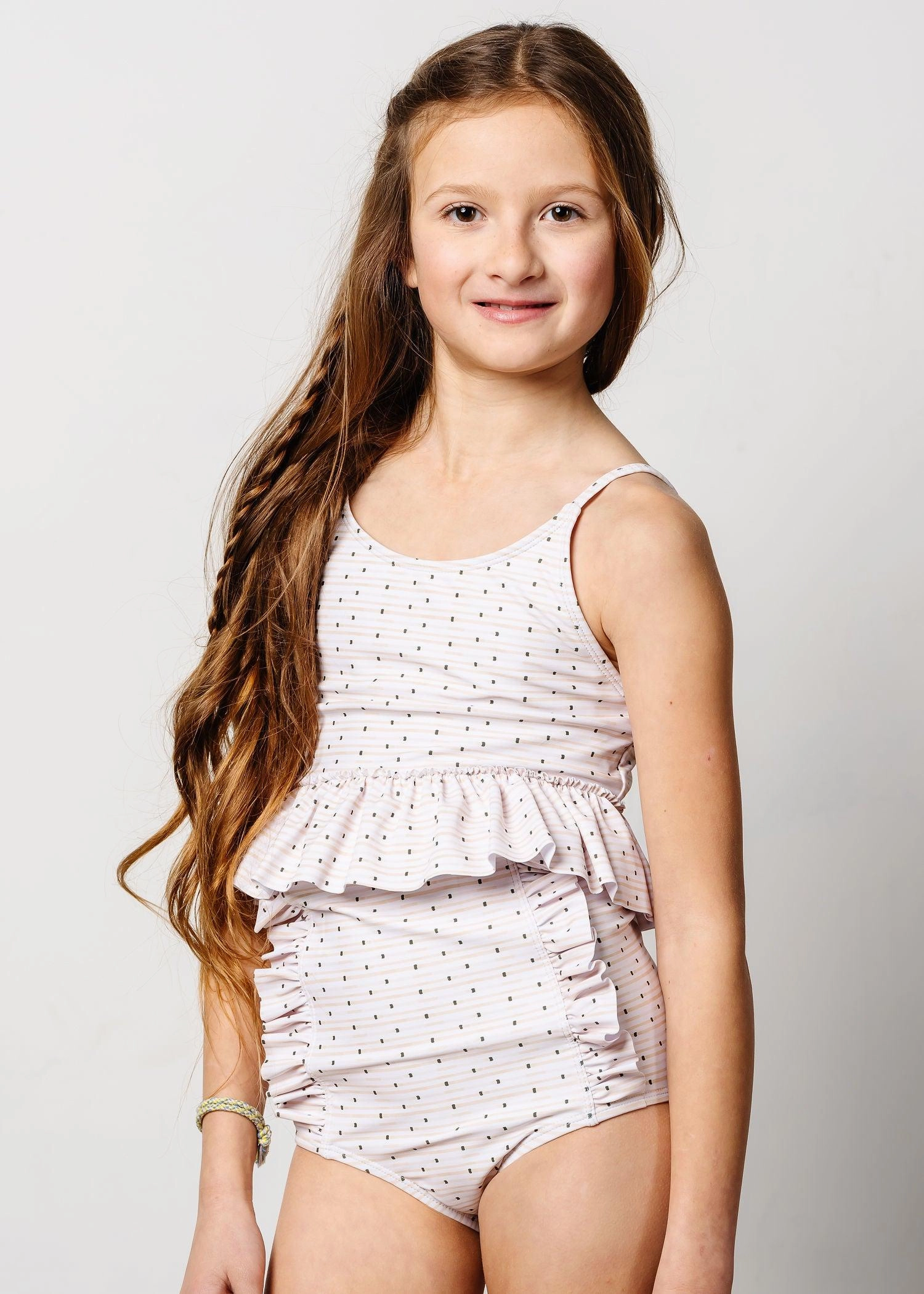 All Neutral | Youth Down in Front Ruffle Bottoms