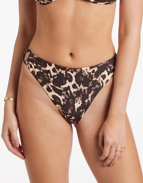 Allure High Legline Bikini Pant - Black