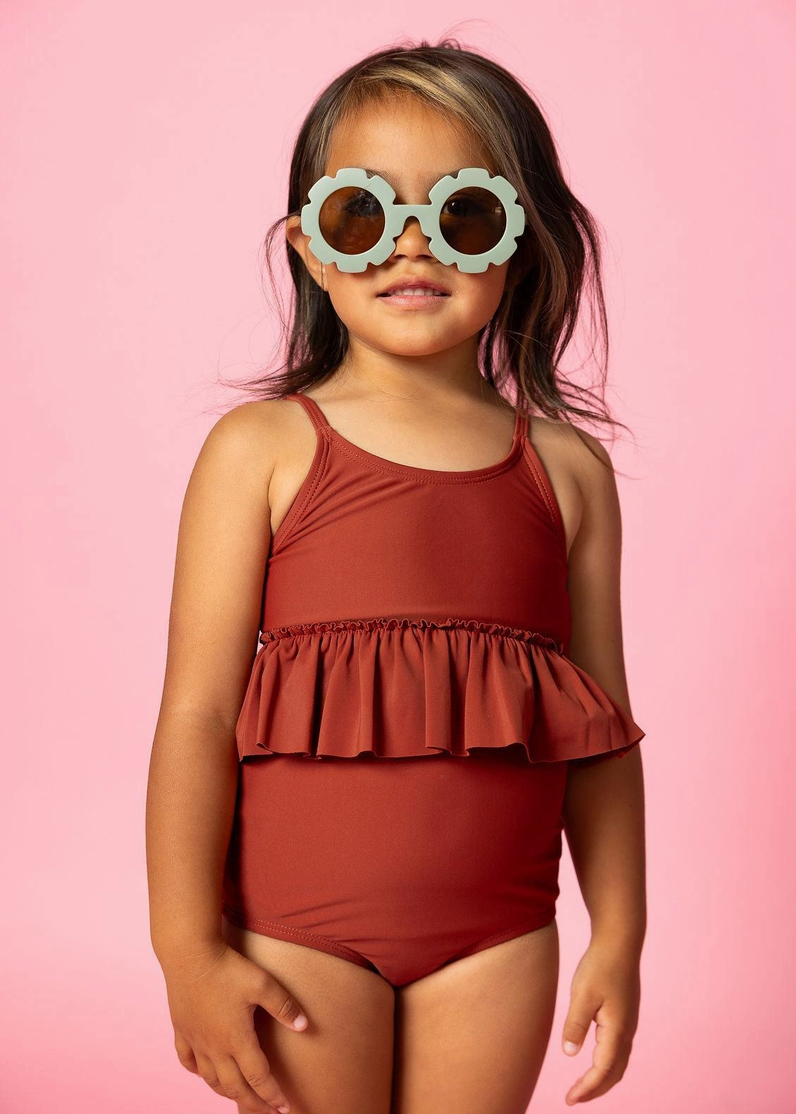Amber Brown | Mini Peplum Top
