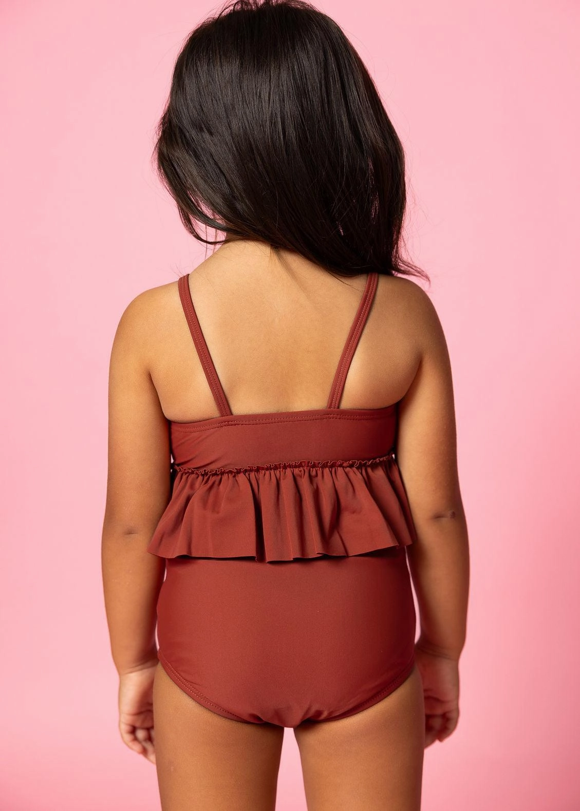 Amber Brown | Mini Peplum Top