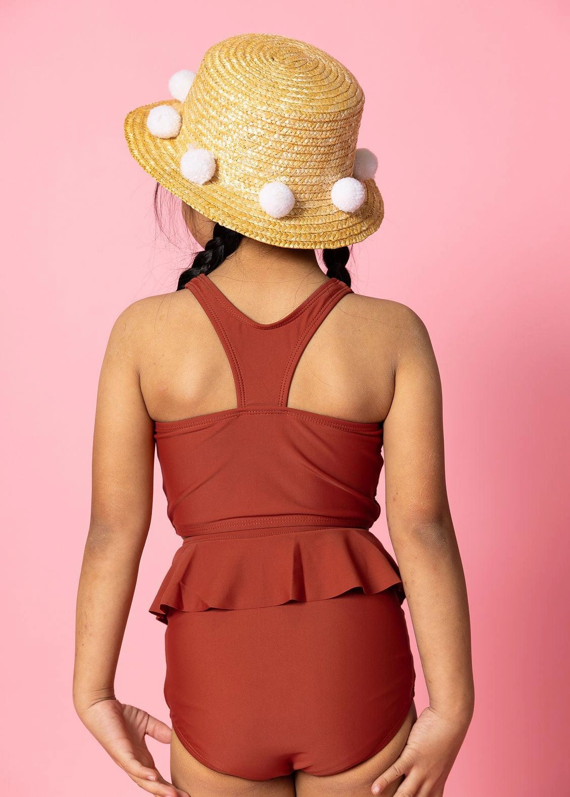 Amber Brown | Mini Racer Back Top