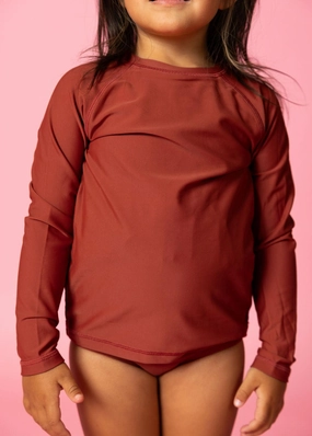 Amber Brown | Mini Rashguard Top (Unisex)