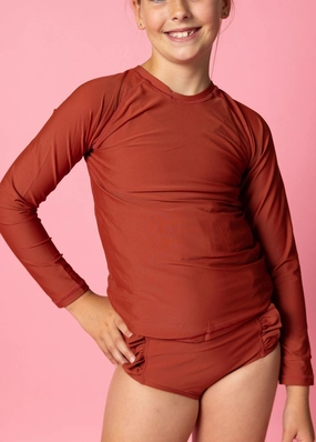 Amber Brown | Youth Rashguard Top (Unisex)