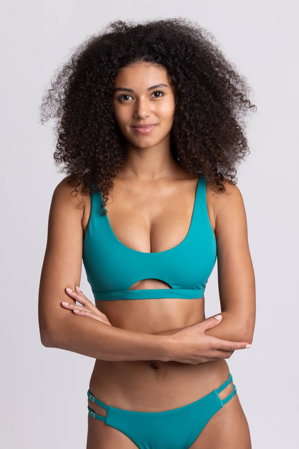 Amelia Bikini Top - Palm