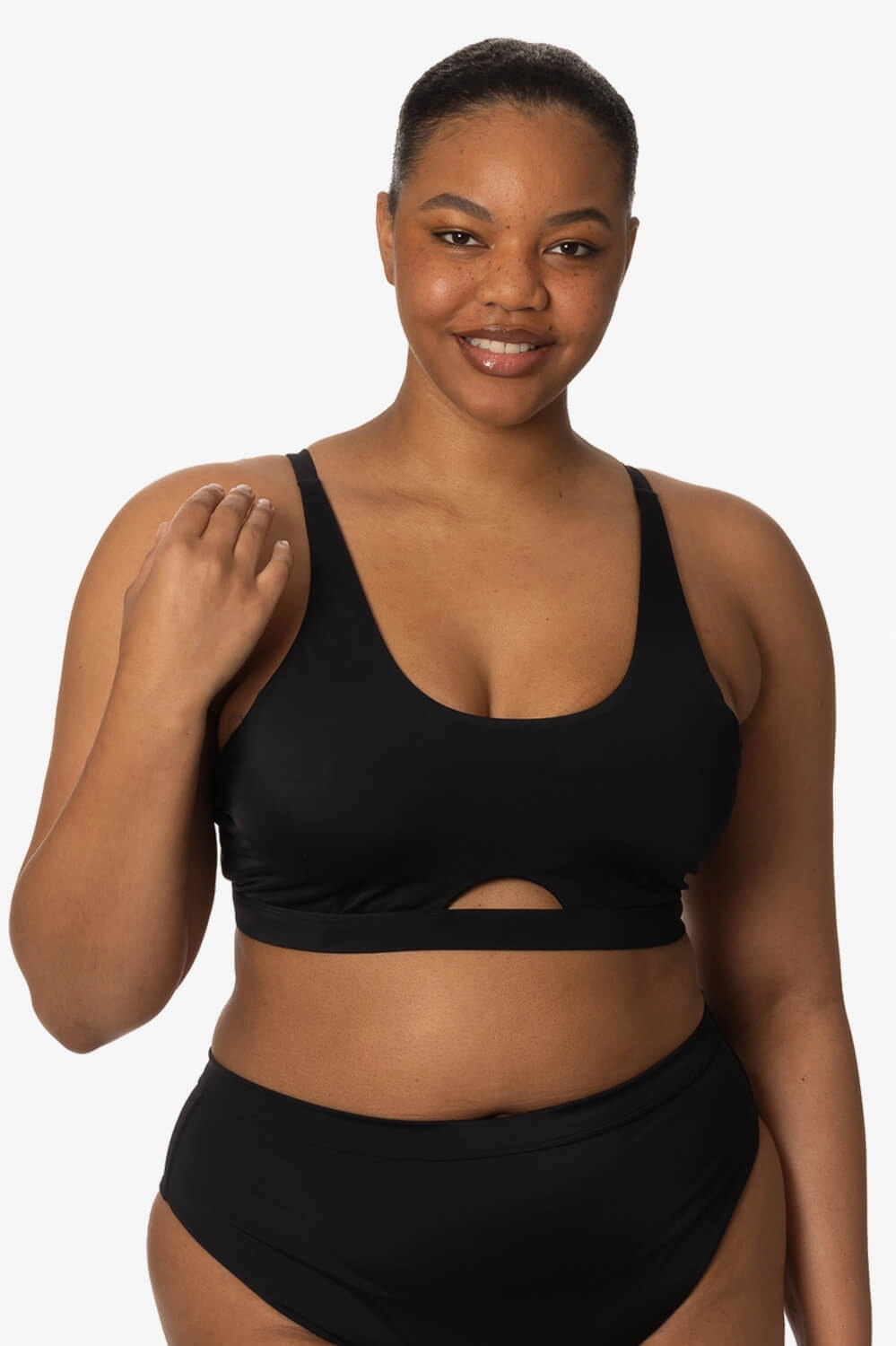 Amelia Bikini Top - Black