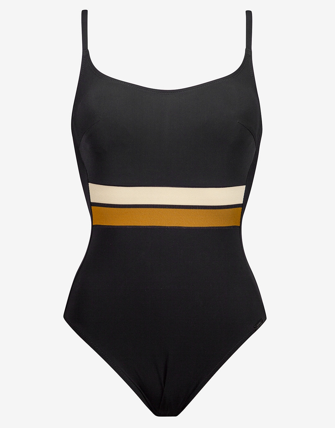 Antagonist Underwired Swimsuit - Black Sand Caramel