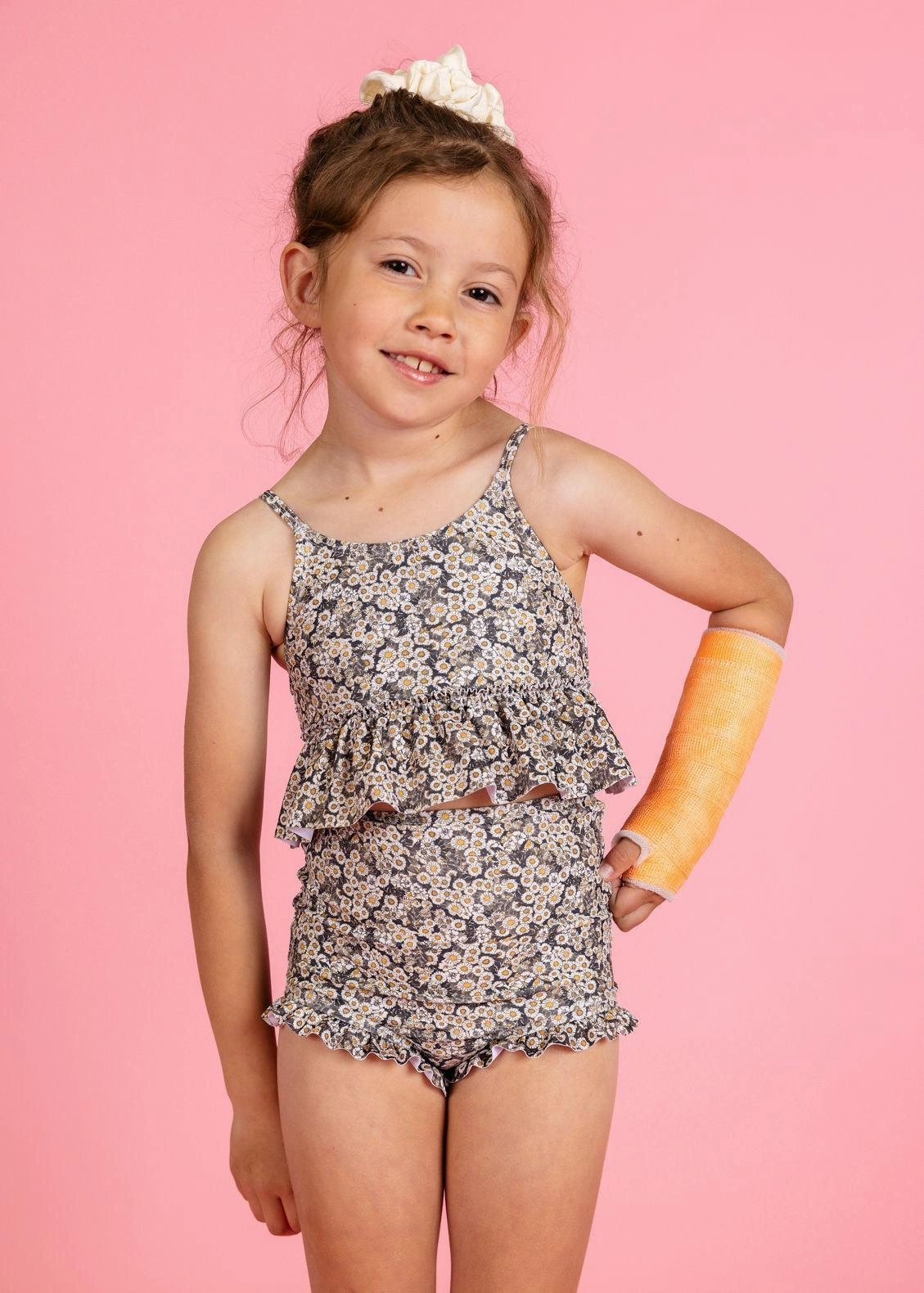 Antique Daisy | Mini Peplum Top
