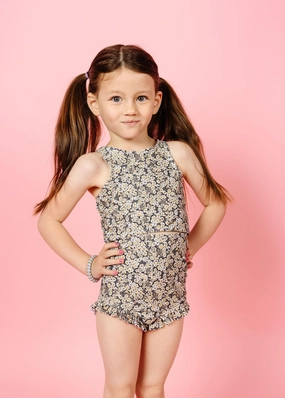 Antique Daisy | Mini Racer Back Top