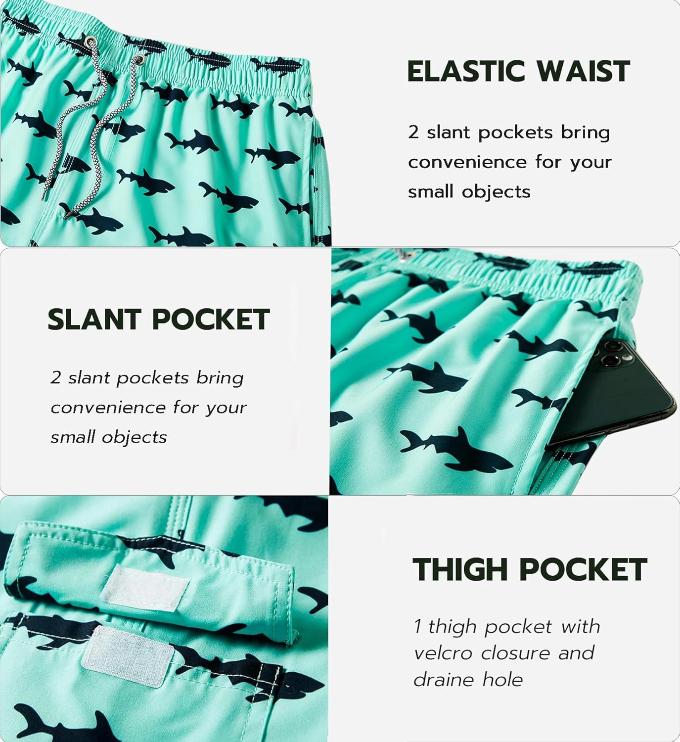 APTRO Men's Swim Trunks 9" Quick Dry Bathing Suit Big & Tall Beach Swimsuits