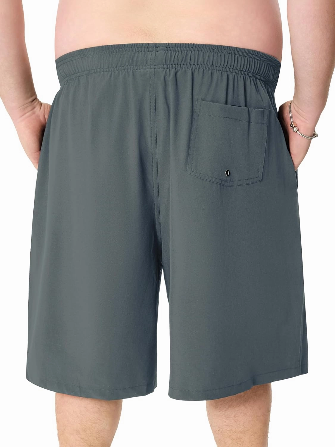 Arcweg Men's Big & Tall Swim Trunks - Quick Dry Board Shorts with Compression Liner & Zipper Pockets (2X-6X)