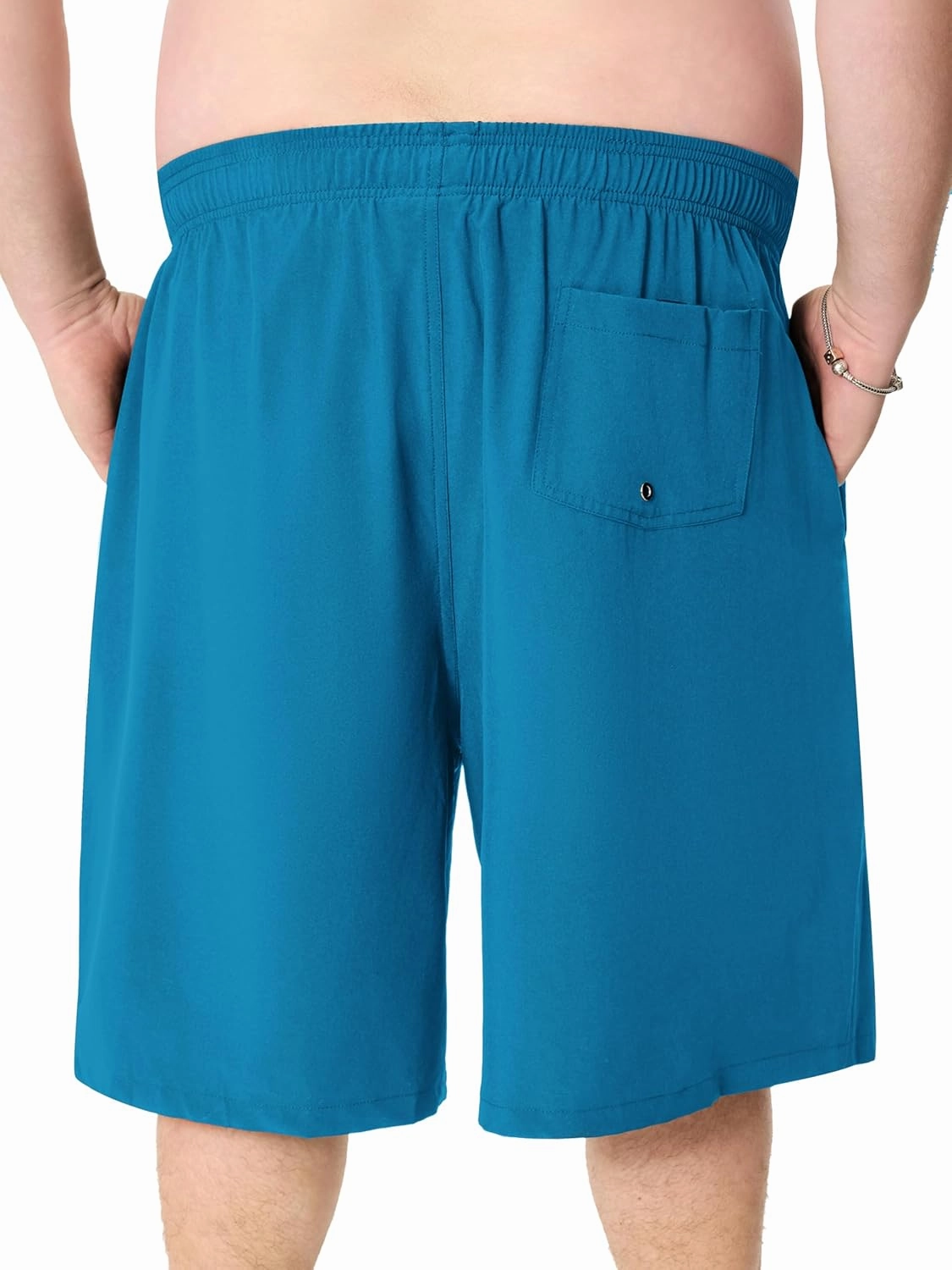 Arcweg Men's Big & Tall Swim Trunks - Quick Dry Board Shorts with Compression Liner & Zipper Pockets (2X-6X)