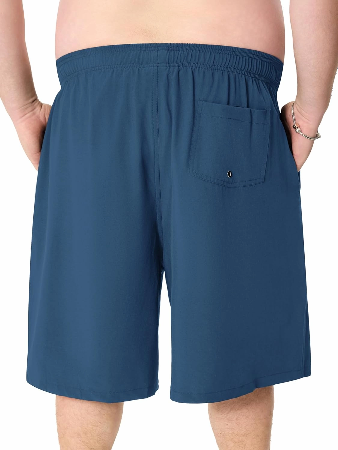 Arcweg Men's Big & Tall Swim Trunks - Quick Dry Board Shorts with Compression Liner & Zipper Pockets (2X-6X)
