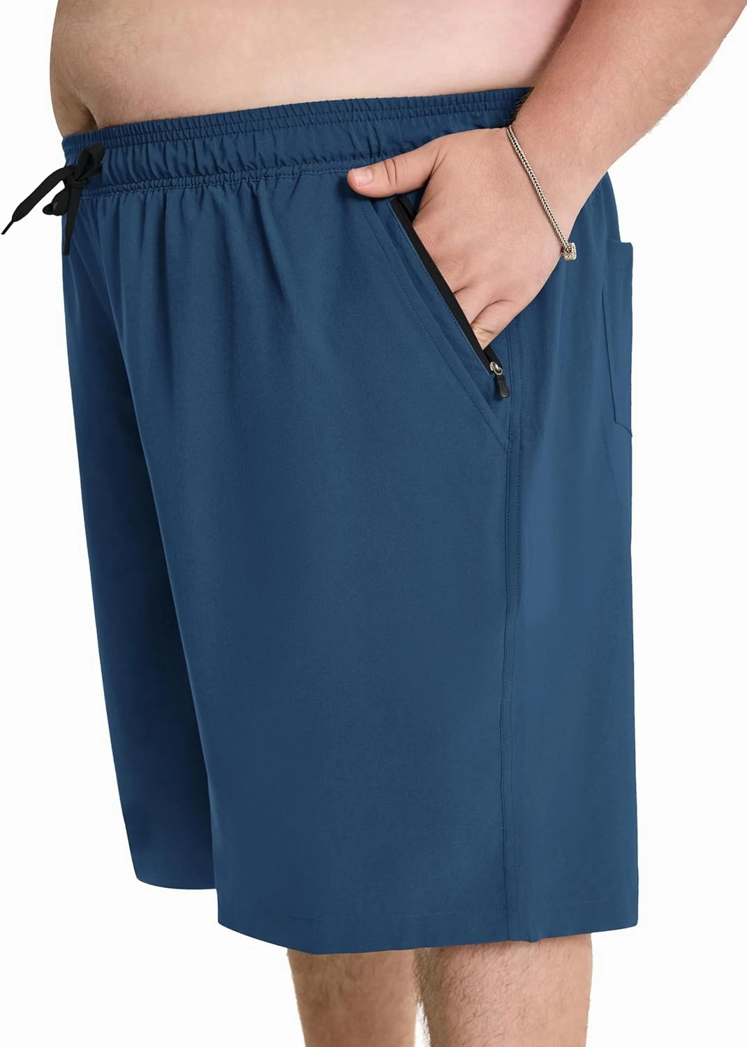 Arcweg Men's Big & Tall Swim Trunks - Quick Dry Board Shorts with Compression Liner & Zipper Pockets (2X-6X)