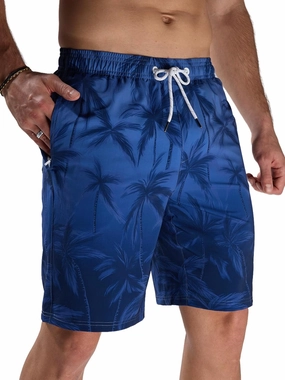 Arcweg Mens Swim Trunks with Compression Liner 2 in 1 9" Swimming Trunks Quick Dry Men's Swimwear for Surfing Summer Beach
