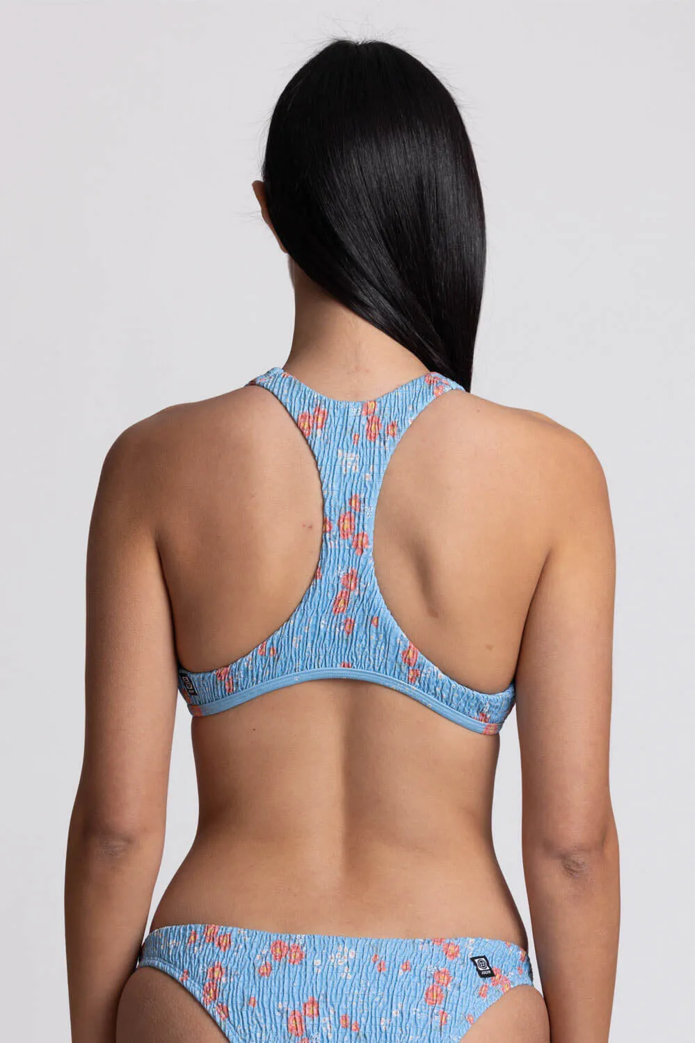 Aster Smocked Bikini Top - Rosalinda