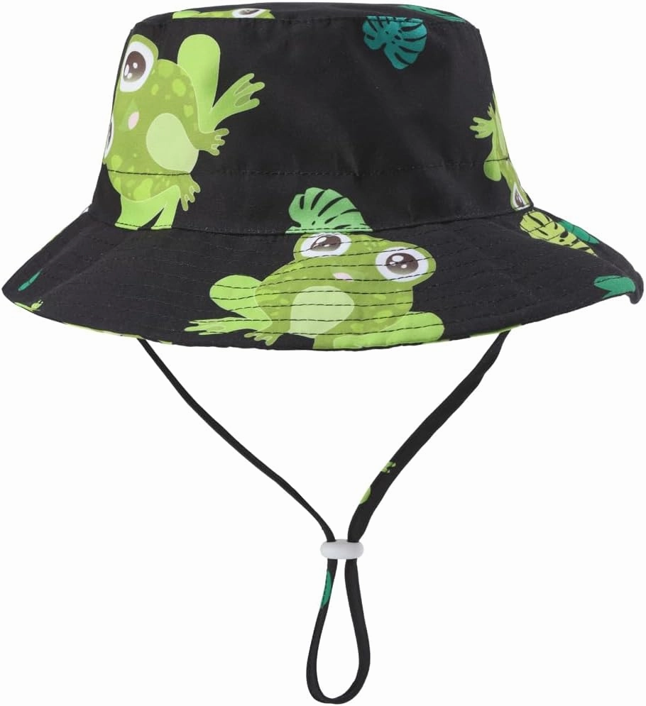 Baby-Boys Toddler Long Sleeved Rashguard Swim Bathing Suit and Sun Hat Set