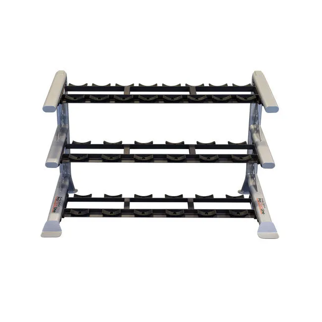 Back in Stock Body Solid SDKR1000SD 3 Tier Saddle Dumbbell Rack A Smarter Choice, Non Folding Treadmills, Racks,Cages,Squat Stands
